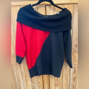 Rafaella Off the shoulder knit sweater, size S